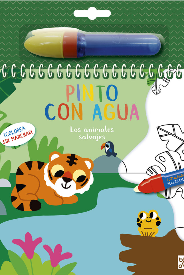 Pinto Con Agua-los Animales Salvajes