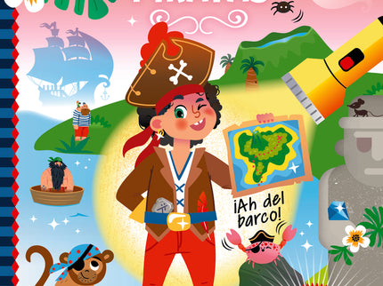 Explorando El Mundo De Los Piratas ('libros Con Linterna')