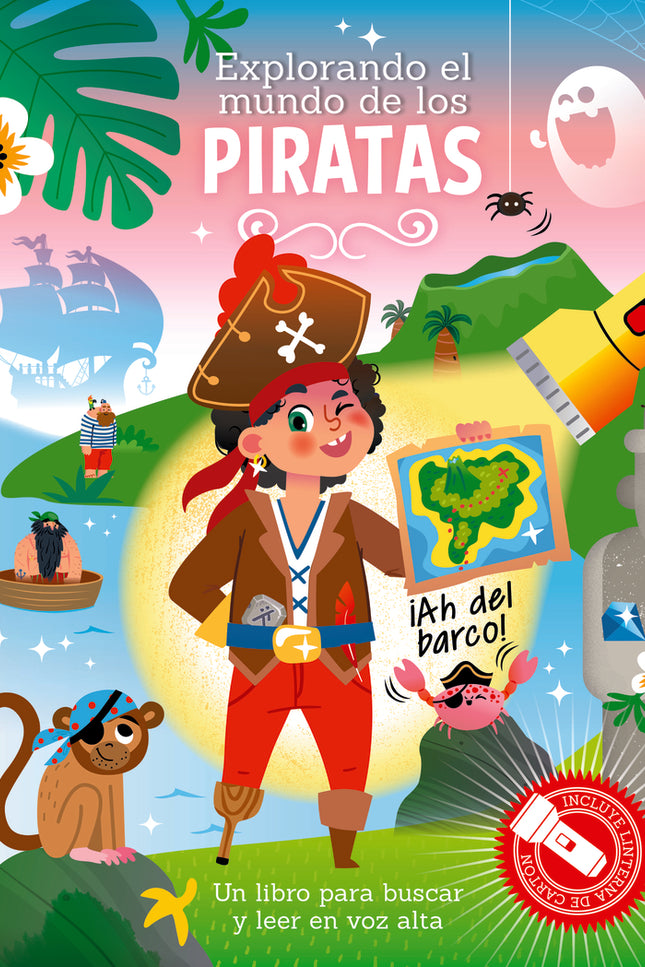 Explorando El Mundo De Los Piratas ('libros Con Linterna')
