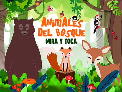 Libro Animales Del Bosque: ¿Sabes cómo viven los animales del bosque? ¿A cuántos conoces?