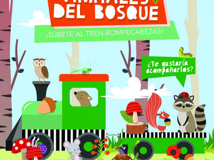Libro Animales Del Bosque: Los animales del bosque se van de viaje en tren. ¿Te gustaría acompañarlos?