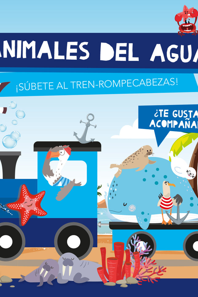 Animales De Agua ('tren Rompecabezas')