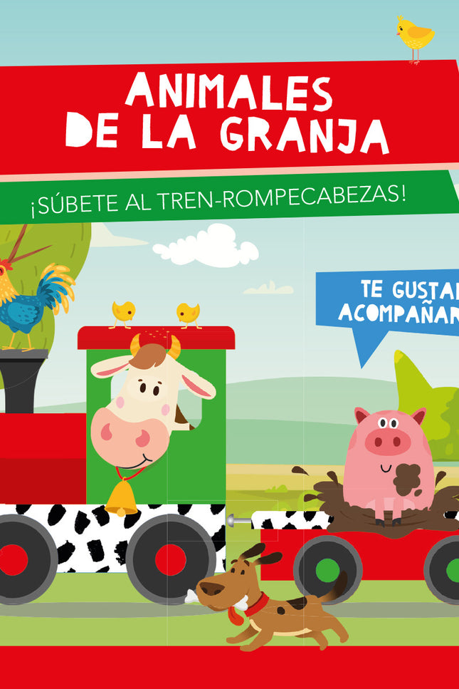 Animales De Granja (tren Rompecabezas)