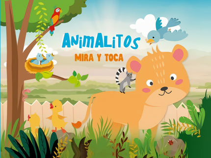 Libro Animalitos Mira Y Toca: ¿Sabes cómo viven los animalitos? ¿A cuántos conoces?