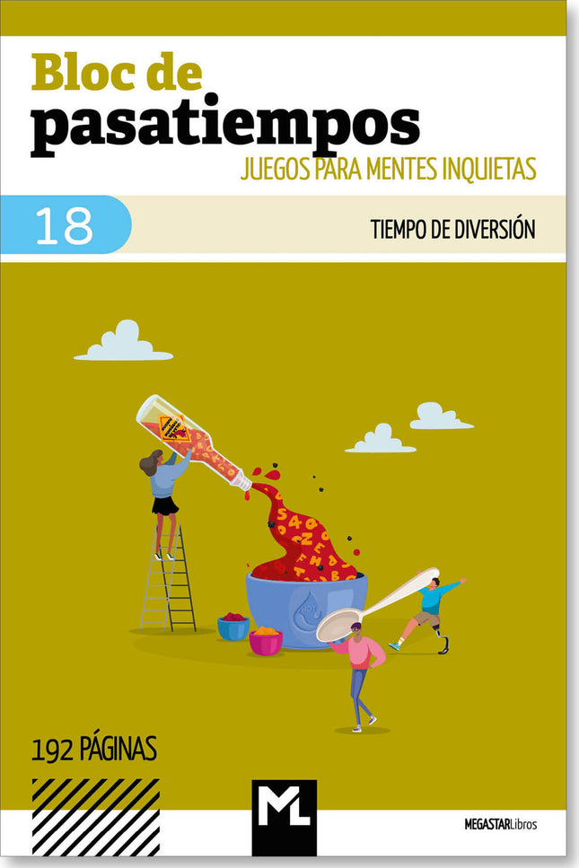  BLOC DE PASATIEMPOS 18  - OTRO FORMATO LIBRO