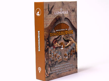 Enciclopedia De Dinosaurios (estuche Con 32 Cartas)