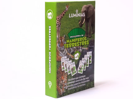 Enciclopedia De Mamíferos Terrestres (estuche Con 32 Cartas)