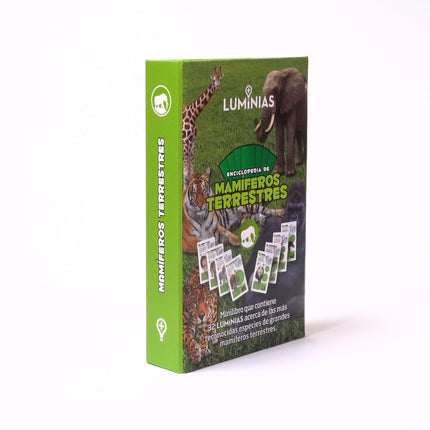 Enciclopedia De Mamíferos Terrestres (estuche Con 32 Cartas)