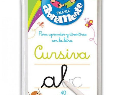 Libro Mini Abremente Cursiva Para Escribir Y Borrar: .