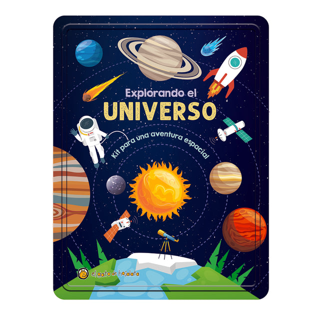 Explorando El Universo (lata+stickers Brillan Oscuridad)