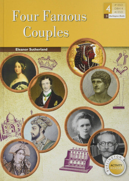 Portada del libro Four Famous Couples 4ºeso. Activity Readers 2019