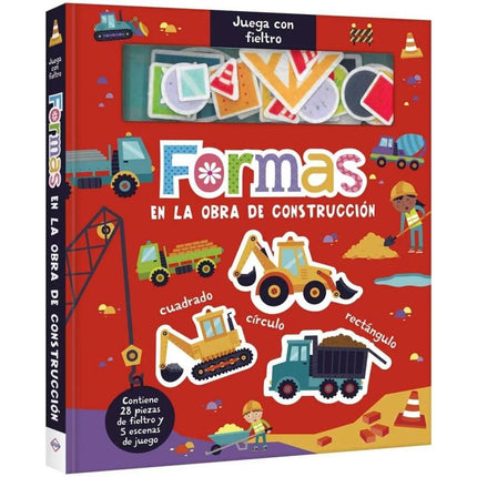 FORMAS EN LA OBRA DE CONSTRUCCION - JUEGA CON FIELTRO - CARTONE