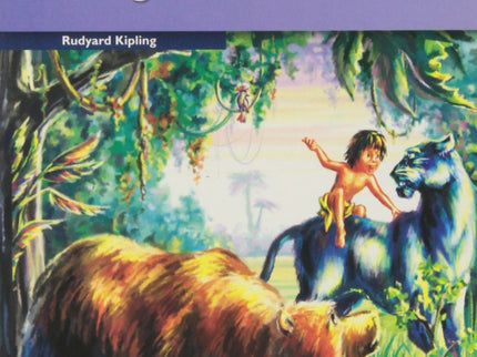 Libro Jungle Book: This is the story of Mowgli, a young boy abandoned in the Indian jungle. He is adopted by a pack of w
