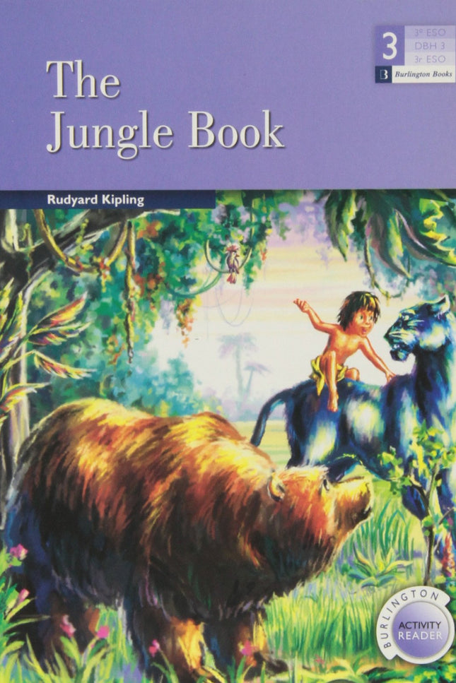 Libro Jungle Book: This is the story of Mowgli, a young boy abandoned in the Indian jungle. He is adopted by a pack of w