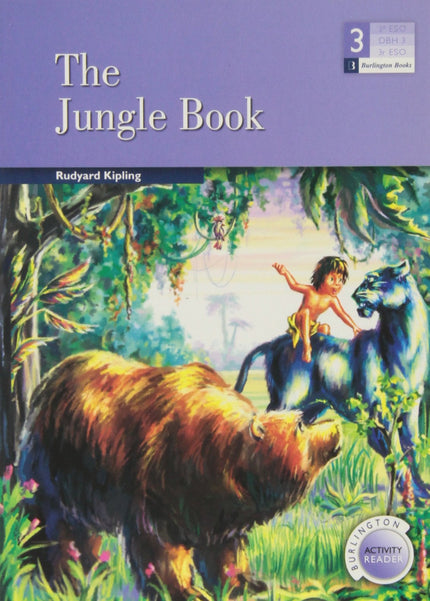 Libro Jungle Book: This is the story of Mowgli, a young boy abandoned in the Indian jungle. He is adopted by a pack of w