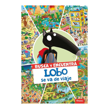 Busca y encuentra, Lobo se va de viaje - Orianne Lallemand - CartonÃ©