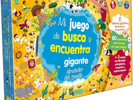MI JUEGO BUSCA Y ENCUENTRA GIGANTE ALREDEDOR DEL MUNDO - AAVV - OTRO FORMATO LIBRO