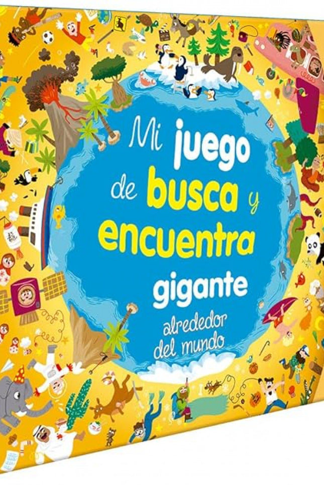 MI JUEGO BUSCA Y ENCUENTRA GIGANTE ALREDEDOR DEL MUNDO - AAVV - OTRO FORMATO LIBRO