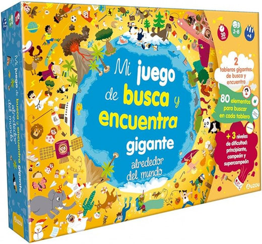 MI JUEGO BUSCA Y ENCUENTRA GIGANTE ALREDEDOR DEL MUNDO - AAVV - OTRO FORMATO LIBRO