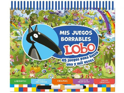 Espiral. Mis Juegos Borrables Lobo
