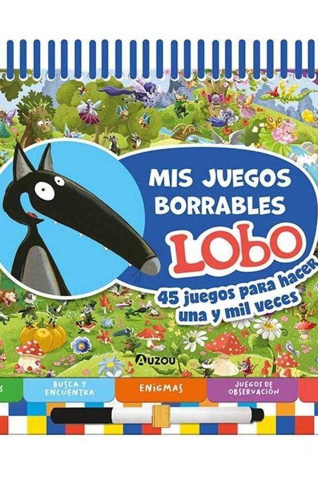 Espiral. Mis Juegos Borrables Lobo