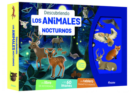Descubriendo Los Animales Nocturnos. Tablero Magnético