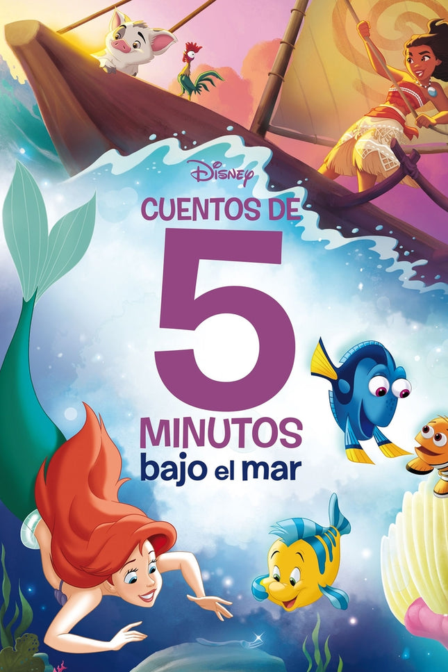 Disney. Cuentos De 5 Minutos. Bajo El Mar