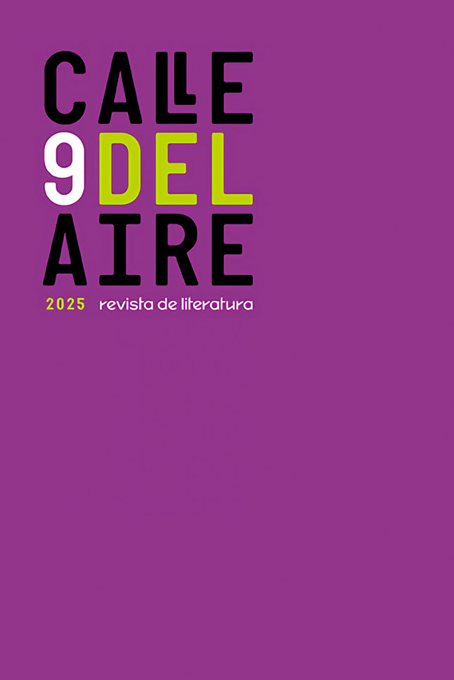 CALLE DEL AIRE. REVISTA DE LITERATURA, 9 - Vv.Aa.3 - RUSTICA