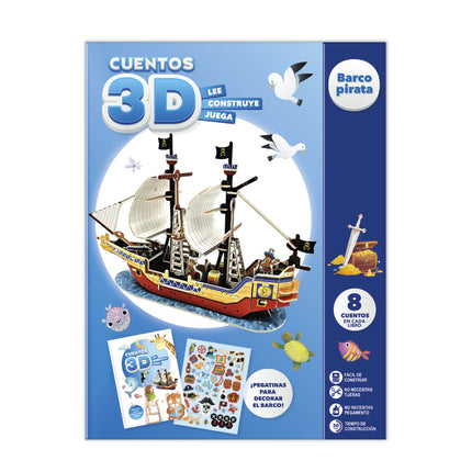 Cuentos Para Imaginar Y Construir 3d - Barco Pirata