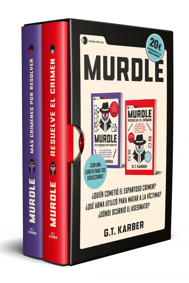 Estuche Murdle: Vol. 1 + Vol. 2 + Libreta De Deducciones