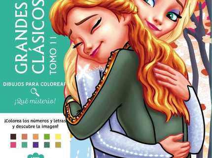 Dibujos para colorear, íqué misterio! Grandes clásicos, tomo 11 - Varios Autores - Bolsillo