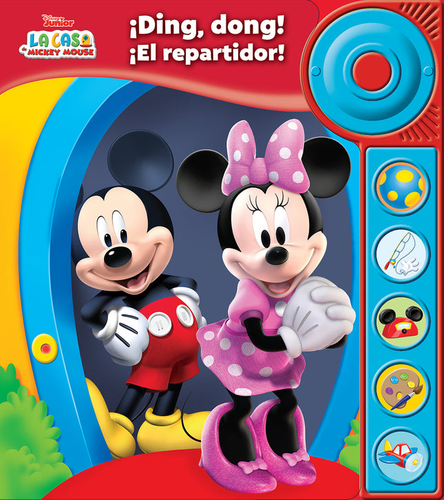Ding, Dong! ¡el Repartidor! Libro Con Timbre Mickey.