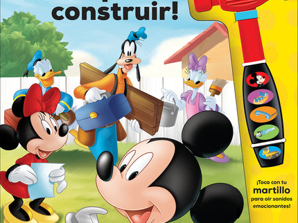 A Construir! Libro Con Martillo Sonoro Mickey