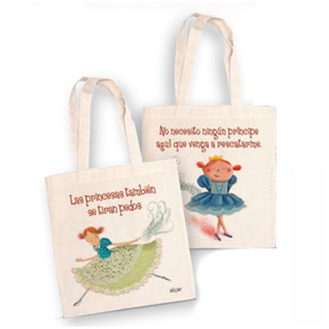 (21).bolsa Tela Las Princesas