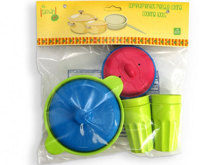 ACCESORIOS DE COCINA EN BOLSA CON VASOS TACHAN