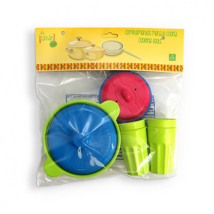 ACCESORIOS DE COCINA EN BOLSA CON VASOS TACHAN