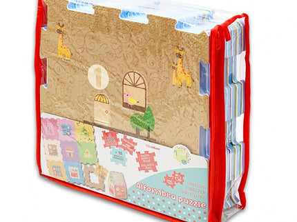 ALFOMBRA PUZZLE EVA 18PZS 30.5X30.5 CM HAZ TU CASA