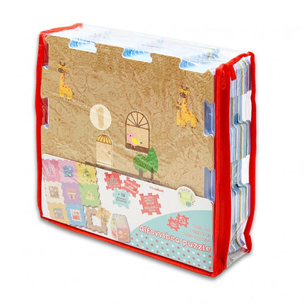 ALFOMBRA PUZZLE EVA 18PZS 30.5X30.5 CM HAZ TU CASA
