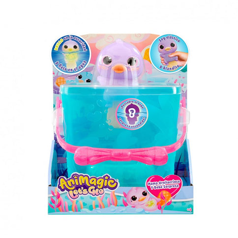 ANIMAGIC LET'S GLO MAMA Y BEBE ORNITORRINCO 64555205 BIZAK