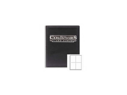 Archivador 4 bolsillos portfolio Collector's negro Ultra Pro.
