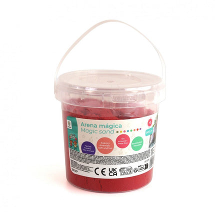 ARENA MAGICA EN BOTE 900GR ROJO D00320