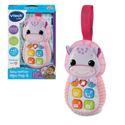 BABY TELÉFONO HIPO-POP IT ROSA 80-566857 V-TECH