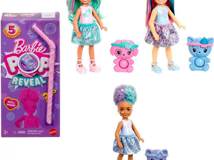 BARBIE POP REVEAL CHELSEA SERIE DULCES JFY01 MATTEL