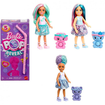 BARBIE POP REVEAL CHELSEA SERIE DULCES JFY01 MATTEL