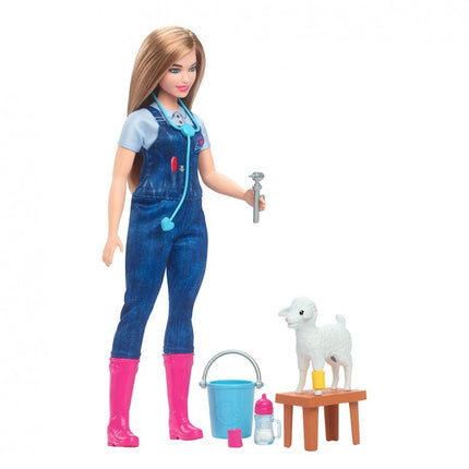 BARBIE TÚ PUEDE SER VETERINARIA DE GRANJA HRG42 MATTEL