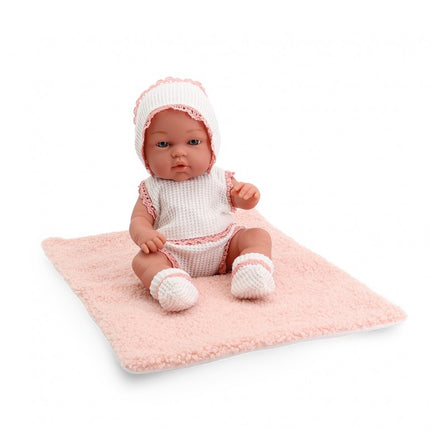 BEBÉ 30CM CONJUNTO DE ENCAJE ROSA TACHAN