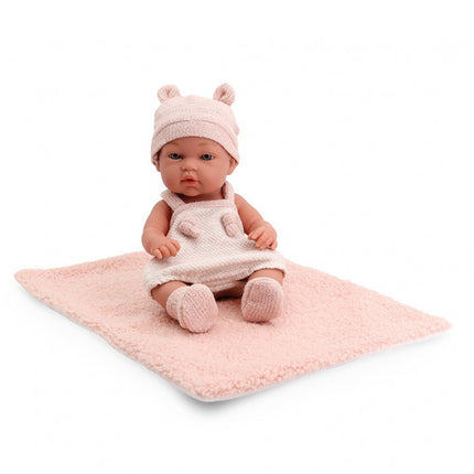 BEBÉ 30CM CONJUNTO DE PUNTO ROSA TACHAN