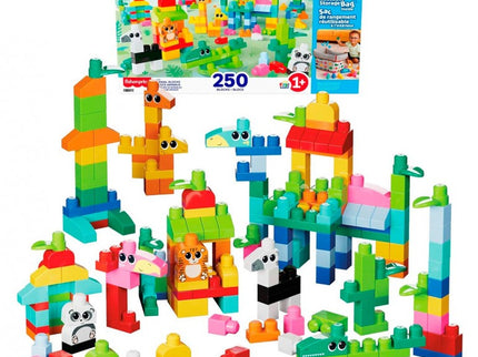 BLOQUES DE ANIMALES CON 250 PIEZAS JCF93 MEGA BLOCKS