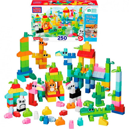 BLOQUES DE ANIMALES CON 250 PIEZAS JCF93 MEGA BLOCKS