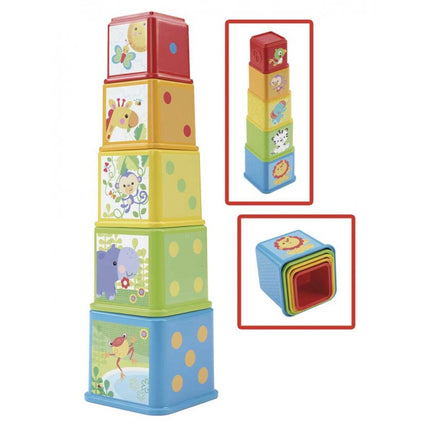 BLOQUES DE CONSTRUCCIÓN APILA Y DESCUBRE CDC52 FISHER PRICE